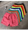 Customized Logo Men Summer Solid Color Beachwear Wholesale Trunk Men's Swim Shorts
