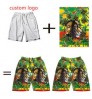 Customized Logo Men Summer Solid Color Beachwear Wholesale Trunk Men's Swim Shorts