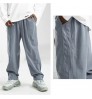 High quality men's clothing casual custom tracksuit hiking linen trendy patchwork cotton woven cool unisex woven running pants