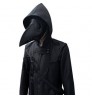 YiXin Plus Size Men's Jackets Gothic Black New Hooded Coat Casual Jackets For Men 2022 Mens Windbreaker Hooded Jacket