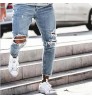 Wholesale China Supplier Stretchy Designer Ripped Distressed High Waist Mens Trouser Jeans