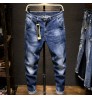 New men's business jeans are popular for men's spring/summer stretch pants