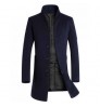 2020 Spring Men Casual Slim Fit Woolen Coat High Quality Trench Coats