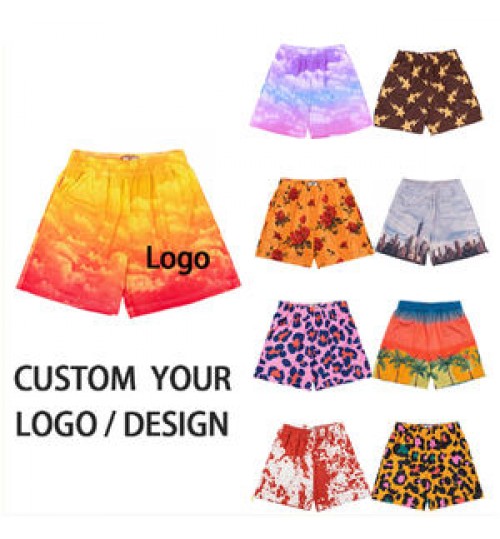 Custom Logo OEM Workout Polyester 5 Inch Inseam Anime Fitness Sweat Unisex Sport Basketball Mens Gym Mesh Shorts With Pocket