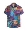 Men Summer Cool Pocket Beach Shirts Wholesale Custom Printing Casual Summer Shirts OEM service Men Clothing