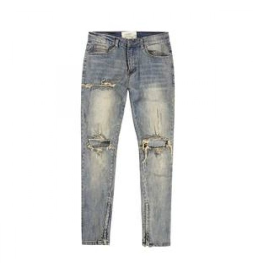 2022 New Men's Ripped Skinny Jeans Factory Direct Wholesale Price