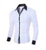 XDL New Arrival Casual Business Men Dress Shirts Luxury Brand Long Sleeve Males Social Shirts