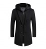 JACKETOWN Winter Wool Jacket Men's High-quality Wool Coat Casual Trench Coat