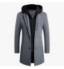 JACKETOWN Winter Wool Jacket Men's High-quality Wool Coat Casual Trench Coat