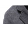 JACKETOWN Winter Wool Jacket Men's High-quality Wool Coat Casual Trench Coat