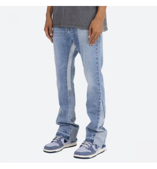 Gama Sports custom men's clothing fashion vintage flare jeans men jeans pants in blue