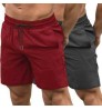 Custom Logo Printing Men's Gym shorts Workout sports Shorts Quick Dry Pants Training Running Jogger with Pockets