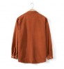 Corduroy solid color loose casual men's long sleeve shirt top for men blouse