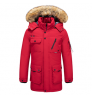 Hot style 2021 winter new outdoor workwear men's down jacket long coats men and thick fur collar coat