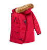 Hot style 2021 winter new outdoor workwear men's down jacket long coats men and thick fur collar coat