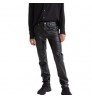 Customized trousers slim-fit faux leather men's pants winter men's trousers