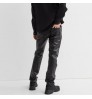 Customized trousers slim-fit faux leather men's pants winter men's trousers