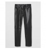 Customized trousers slim-fit faux leather men's pants winter men's trousers