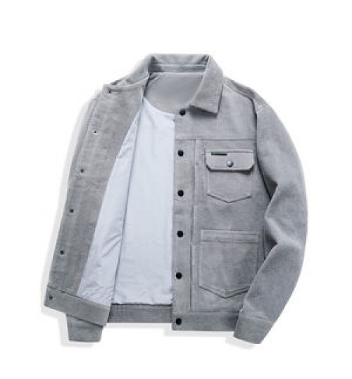 custom plus size men's jackets casual corduroy jacket for men's training jackets