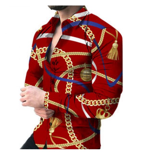 Factory Supplier fashion shirts button up shirt custom print man flower shirt