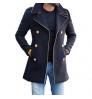 Fashion men casual suit jacket wholesale autumn and winter single button lapel coat long men's coat OVERCOAT for Men