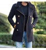 Fashion men casual suit jacket wholesale autumn and winter single button lapel coat long men's coat OVERCOAT for Men