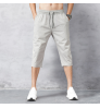 Men's Shorts Summer Breeches 2022 Thin Nylon 3/4 Length Trousers Male Bermuda Board Quick Drying Beach Black Men's Long Shorts