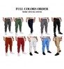 HIC Hot style men's 10 color cargo multi-pocket trousers men's woven casual shorts with joggers High quality pencil pants