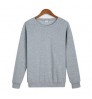 2020 New Round Neck Pullover Sweater Solid Color Long Sleeve Coat sweater men's