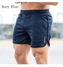 Men Running Shorts Bodybuilding Muscle Training Sportswear Exercise Gym Shorts