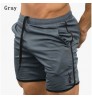 Men Running Shorts Bodybuilding Muscle Training Sportswear Exercise Gym Shorts