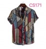 Men's Summer Shirt 2022 New Summer Vintage Oversized Harajuku Hawaiian Shirts for Men Printed Beach Short Sleeve Men's Clothing