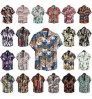 Men's Summer Shirt 2022 New Summer Vintage Oversized Harajuku Hawaiian Shirts for Men Printed Beach Short Sleeve Men's Clothing