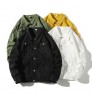 Wholesale Fashion Spring Jacket Denim Big Pocket Solid Color Casual Workwear Jacket For Men