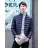 Fashionable Casual men's plus-size coat lightweight cotton-padded jackets zipper winter clothing for men warm coat