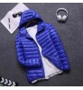 Fashionable Casual men's plus-size coat lightweight cotton-padded jackets zipper winter clothing for men warm coat