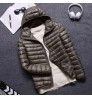 Fashionable Casual men's plus-size coat lightweight cotton-padded jackets zipper winter clothing for men warm coat