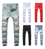 High Quality Rock Revival Damage Men Trendy Jeans Urban Design Stretch Plus Size Men's Jeans