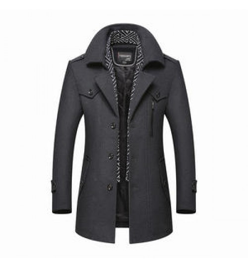 Whole Men's Dust Coat men overcoat winter men's trench coat long trench coats