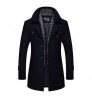 Whole Men's Dust Coat men overcoat winter men's trench coat long trench coats