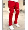 Custom Made Logo Men's Pants Solid Color Casual Jogger Pants Running Track Pants For Man Fall