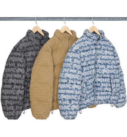 DiZNEW Designer Puff Padded Coat Oem Logo Oversized Jacquard Men's Down Bubble Winter Custom Puffer Jacket