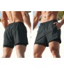 2 in 1 Quick dry Polyester Compression Mesh Liner Running Athletic Gym Sport Men's Workout Shorts