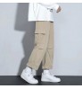 2022 Spring Summer Fashion High Waist Streetwear Boys Straight Trousers Men Casual Loose Pants Men Cargo Pants Plus Size M-5XL