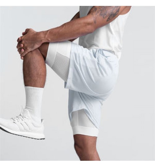 New Custom Casual Training Essentials 2 In 1 Jogger Athletic Boxing Gym Workout Sports Running Mesh Basketball Men's Shorts