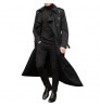 2022 Mens Clothing Long Trenchcoat Fashion Casual Jacket Men's Trench Coat Men
