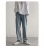 Retro Style Breathable Denim Straight Loose Wide Legs High Quality Trousers Casual Cotton Jeans Men'S Pants