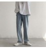 Retro Style Breathable Denim Straight Loose Wide Legs High Quality Trousers Casual Cotton Jeans Men'S Pants