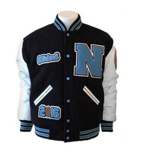 Wholesale custom logo baseball bomber jacket mens letterman varsity jackets