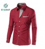 Enerup Wholesale New Design Camisa Masculina Long Sleeve Men's Korean Slim Formal Casual Male Dress Shirt